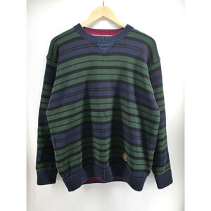 Woods & Gray Knit Sweater Men's L Multicolored‎ Plaid Pullover Vintage
